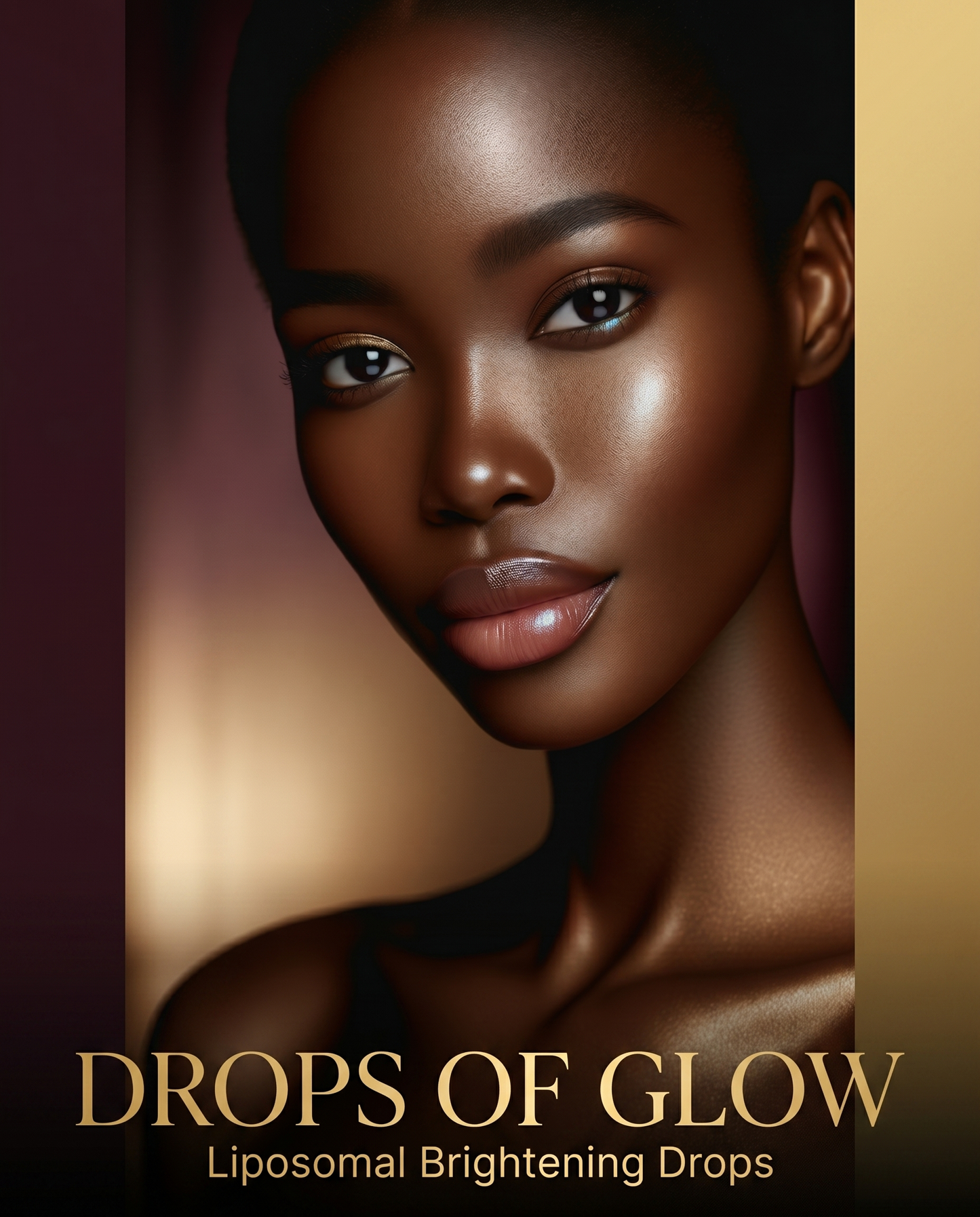 Drops of Glow — Branded Campaign Portrait